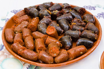 chorizo and morcilla