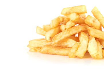 a pile of french fries