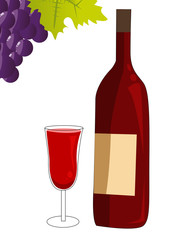 red wine vector