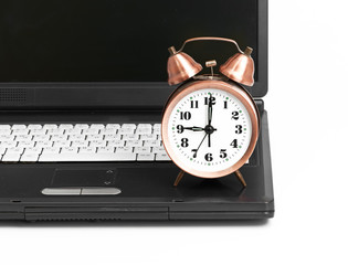 shot of office work in relation with time efficiency.