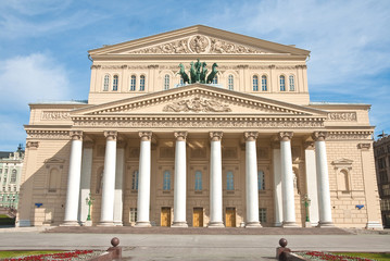 The Bolshoi Theater in Moscow after reconstruction, Russia