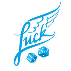 Luck bird wing fortune gamble destiny dices casino