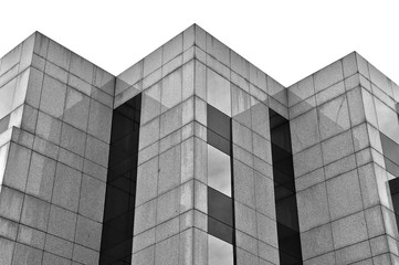 Obraz premium building marble and glass facade