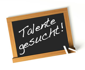 Obraz premium Talente gesucht! Button, Icon