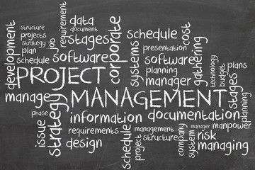 project management word cloud