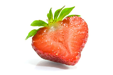 strawberry isolated on white background