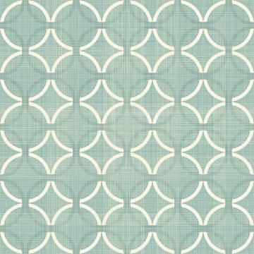 retro blue circles seamless pattern