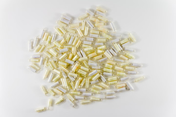 group of  message capsules top view