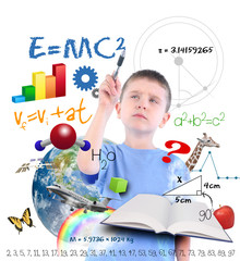 Science Education School Boy Writing
