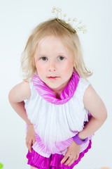 beautiful girl in a crown