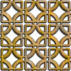 Rusty fence. Seamless background.