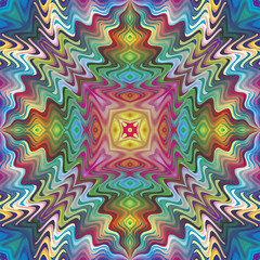 Seamless Native American vector pattern