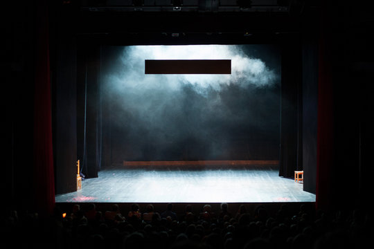 Empty Theater Stage