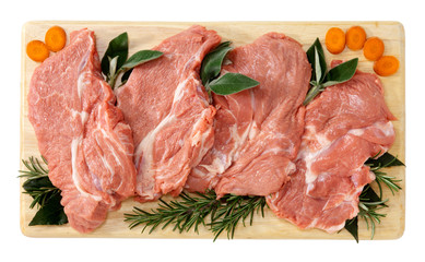 Fette di vitello - slices of veal