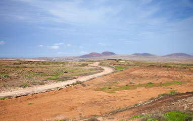 Northern Fuerteventura, walking path