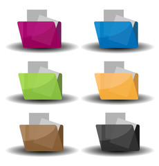 Website Ordner Icon Set