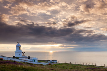 Fototapeta na wymiar Lighthouse Sunset