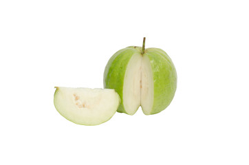 Guava isolated on white background