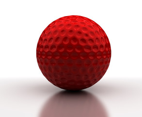 Red Golf Ball