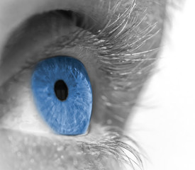 Auge Blau