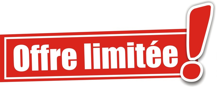 étiquette offre limitée