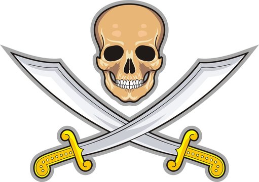 Pirate symbol Jolly Roger