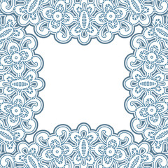 Lacy ornamental frame, decorative background