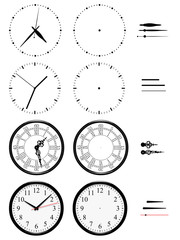 Horloges différents styles