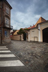 Fototapeta na wymiar ulica w starej Zagrzeb, Chorwacja