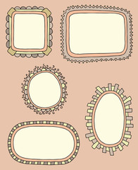 Hand drawn frames