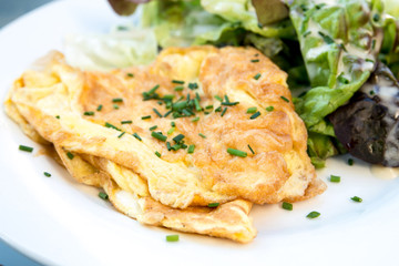 omelet with ham