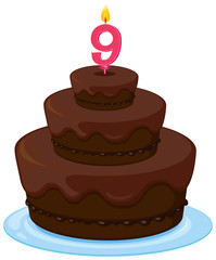 brown cake