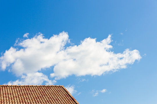 Roof and sky