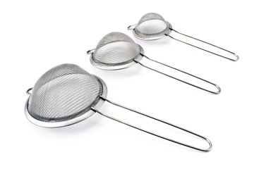 Three colanders