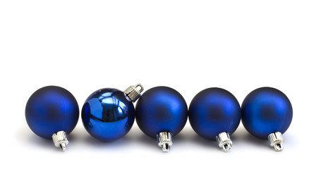 Decorative christmas composition isolated on white