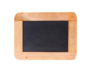 old style black board isolated on white