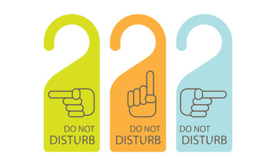 hanger sign - do not disturb