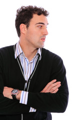 young casual man portrait \