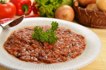 hot chili con