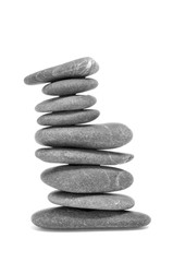 balanced zen stones