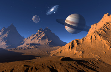 A planet is in space © Kovalenko Iurii