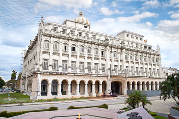 Fototapeta na wymiar Prezydencki Pałac budowa w Hawana, Kuba