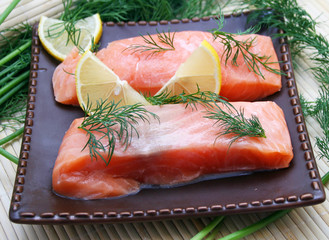 frischer lachs