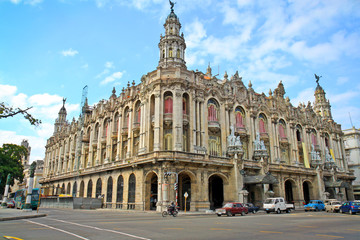 Famous Great Theater building ,Havana.