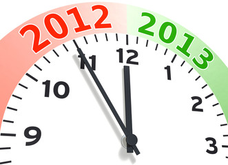 Fototapeta na wymiar Countdown 2012 2013