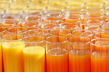 glasses of juice