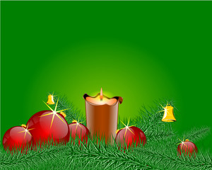 Christmas candlestick