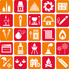 Fire icons