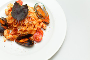 Seafood pasta - Tagliatelle marinara
