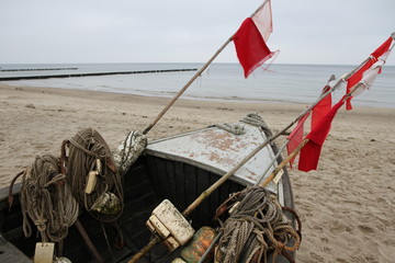 fischerboot am strand